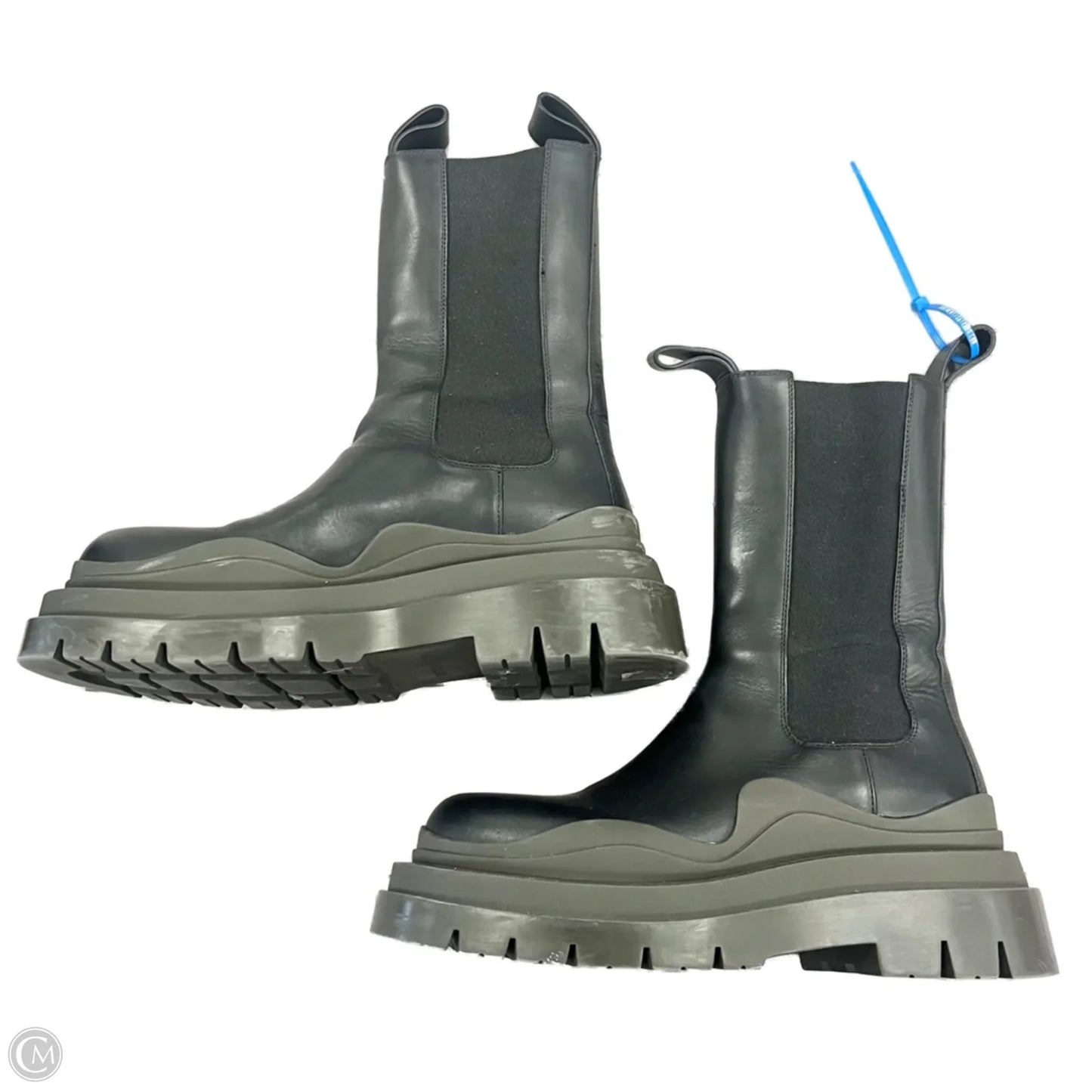 Boots Luxury Designer By Bottega Veneta In Black, Size: 7.5