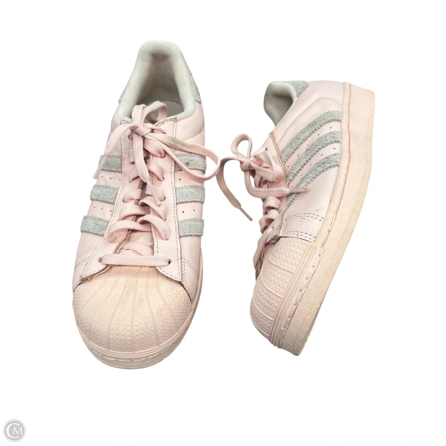 Shoes Sneakers By Adidas In Pink & Tan, Size: 10