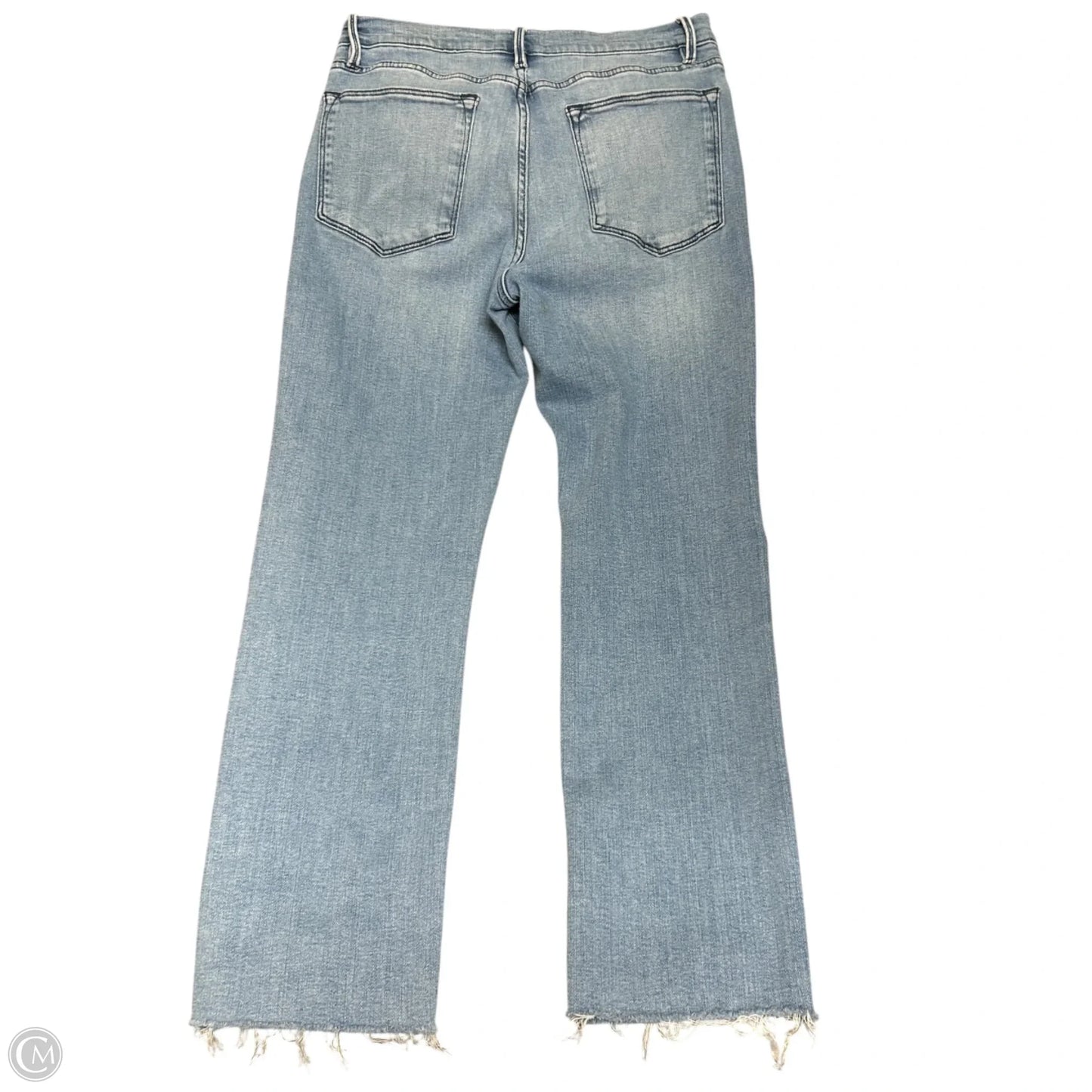 Jeans Straight By Frame In Blue, Size: 10