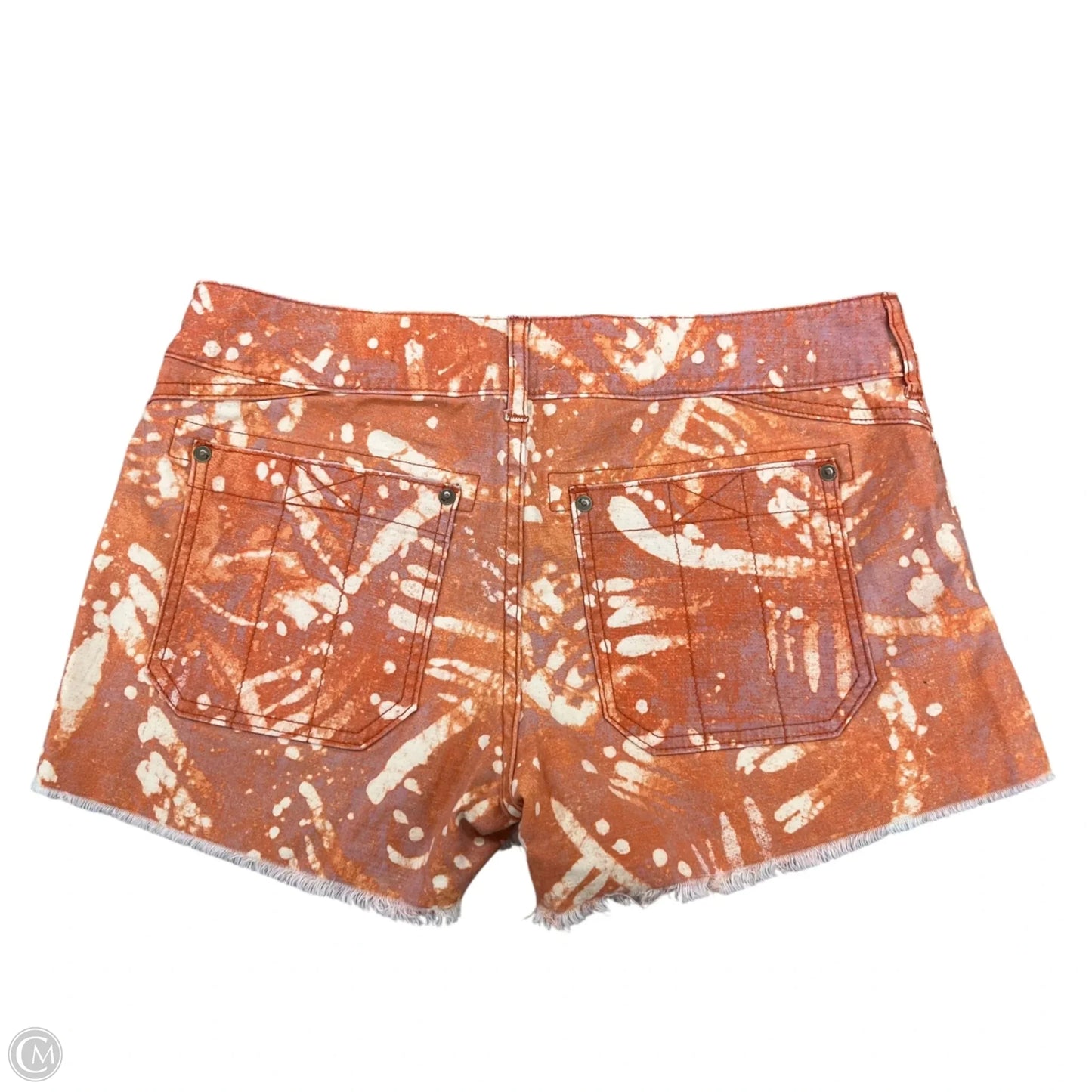 Shorts By Pilcro In Cream & Orange, Size: 6