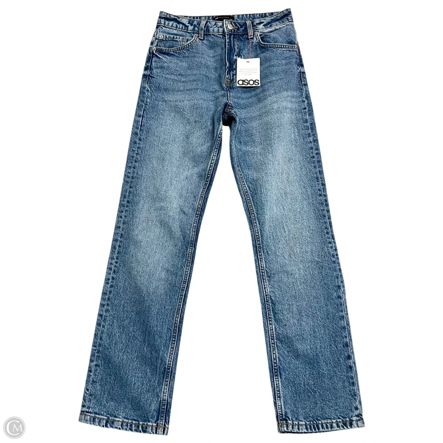 Jeans Boyfriend By Asos In Blue Denim, Size: 6