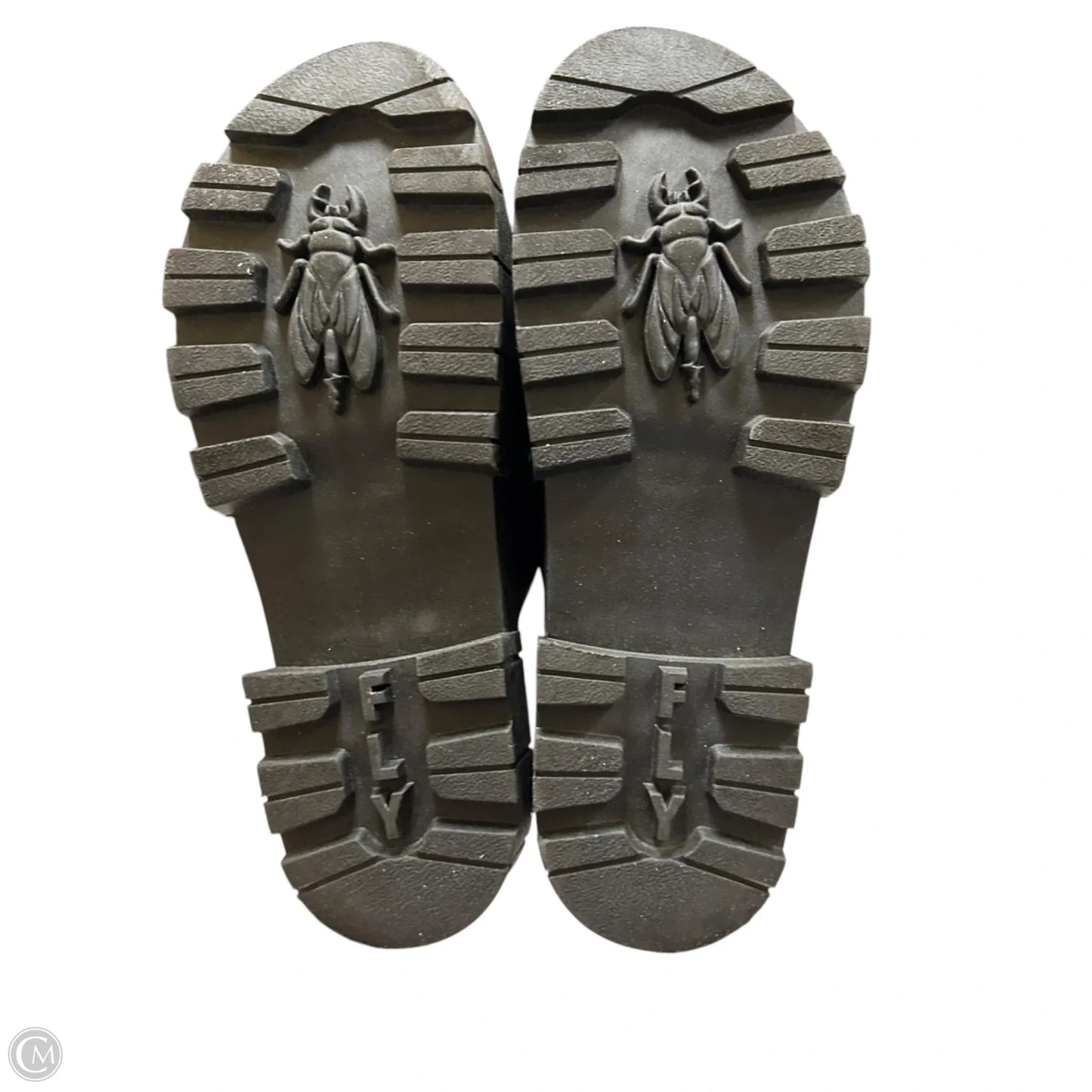 Sandals Heels Platform By Fly London In Black, Size: 9.5