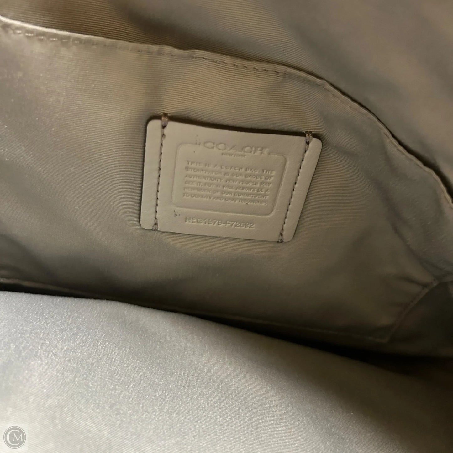 Crossbody Designer By Coach, Size: Medium
