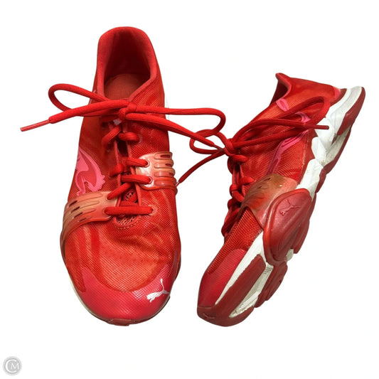 Shoes Athletic By Puma In Red, Size: 7