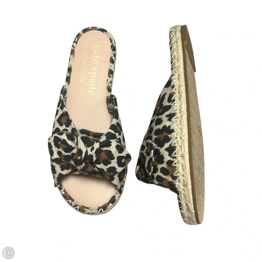 Shoes Designer By Kate Spade In Animal Print, Size: 8.5