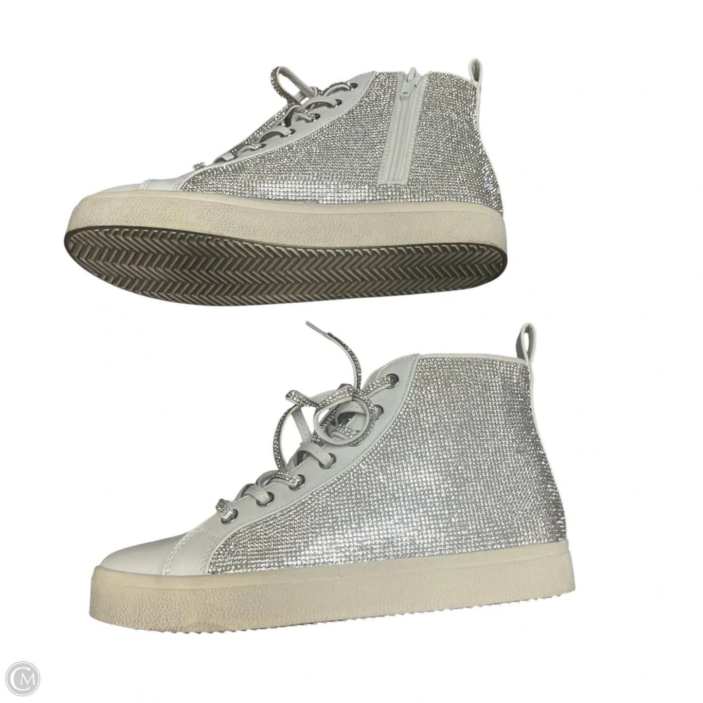 Shoes Sneakers By Steve Madden In White, Size: 7