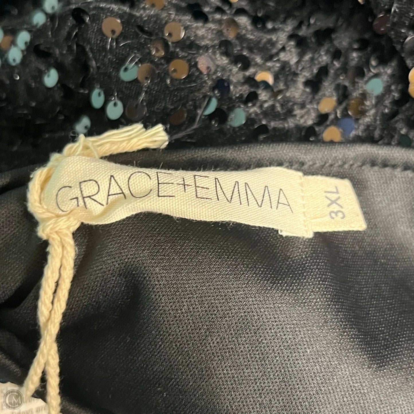 Dress Party Short By Grace + Karma In Black, Size: 3x