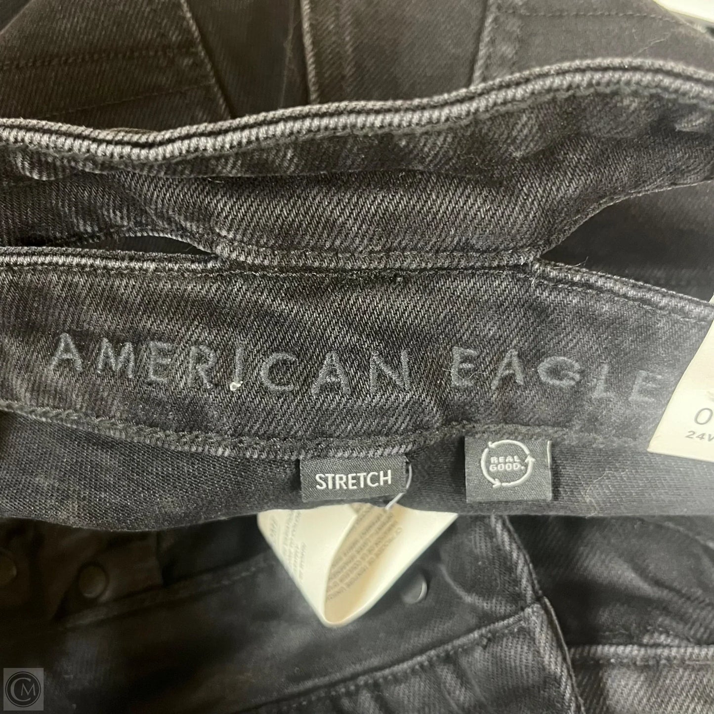 Jeans Wide Leg By American Eagle In Black, Size: 00
