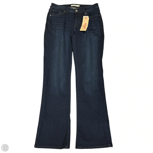 Jeans Boot Cut By Levis In Blue Denim, Size: 10