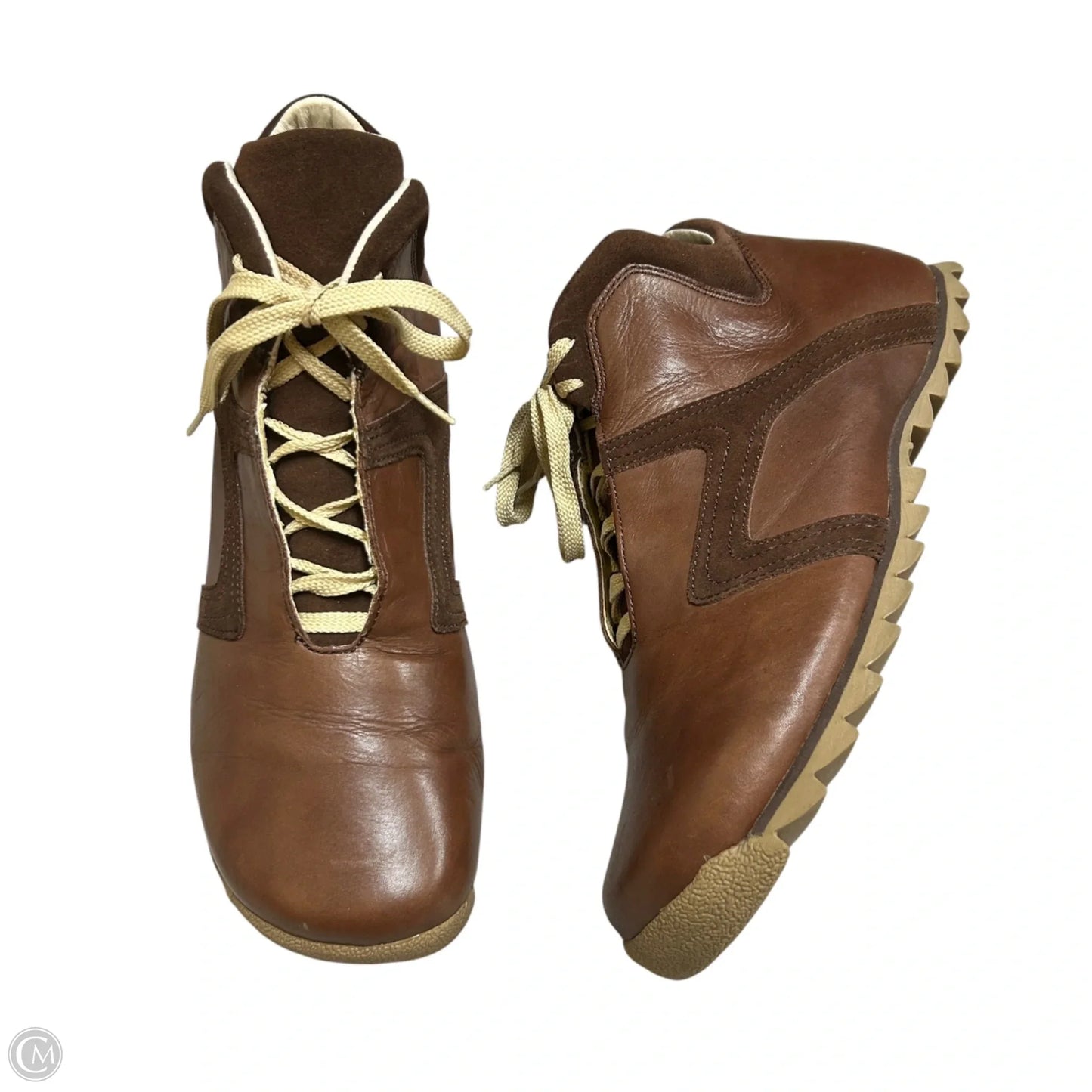 Shoes Sneakers By Steve Madden In Brown & Cream, Size: 11
