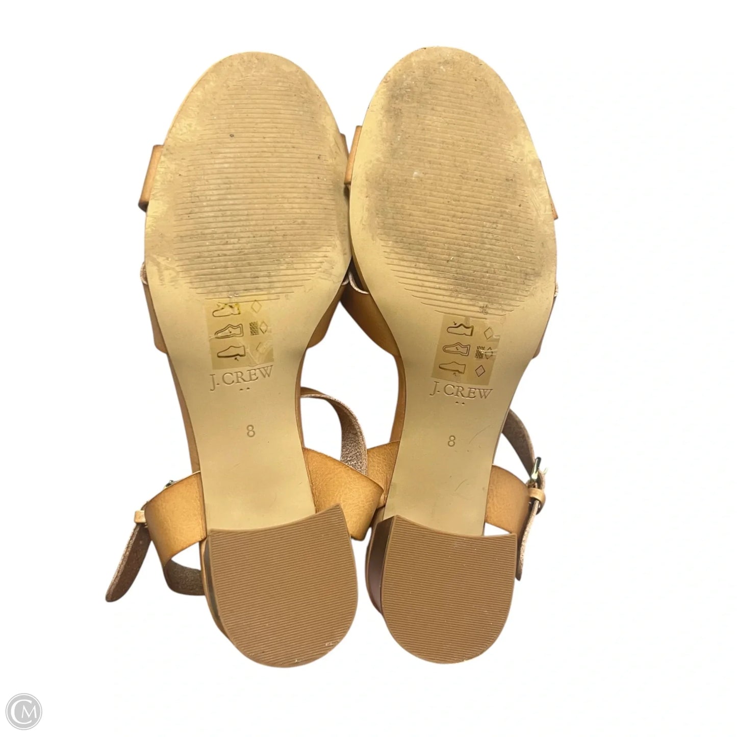 Shoes Heels Block By J. Crew In Brown, Size: 8