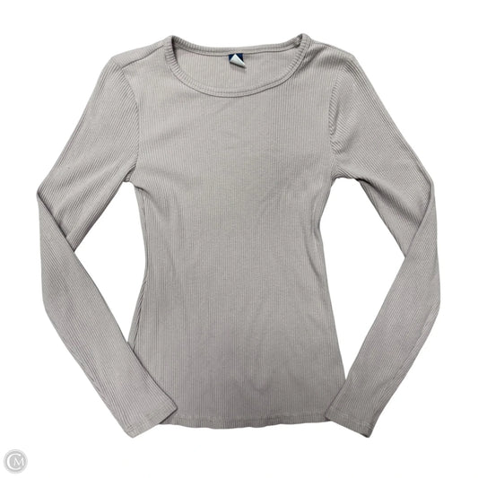 Top Long Sleeve By Old Navy In Taupe, Size: Xs