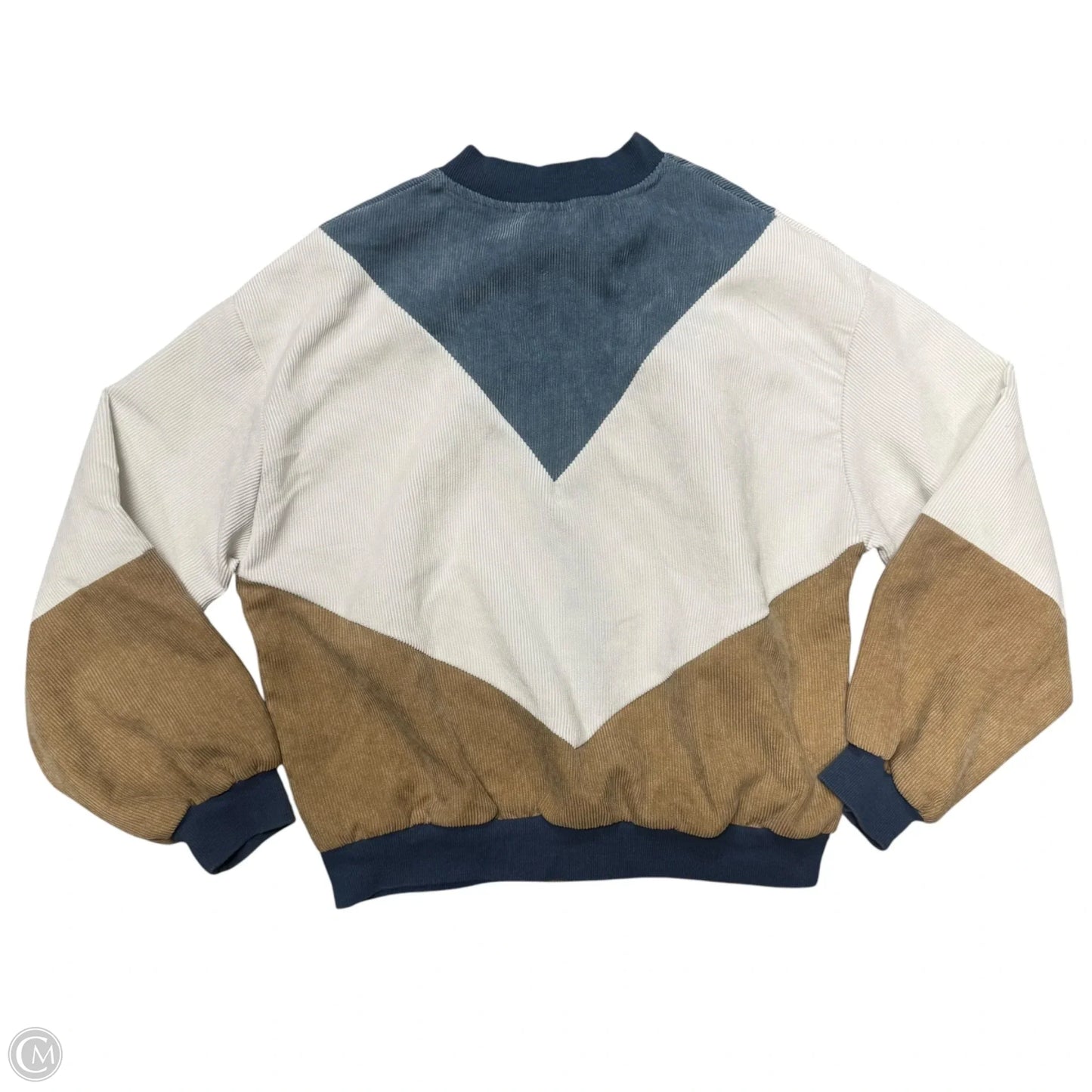 Jacket Other By Shein In Blue & Cream, Size: S