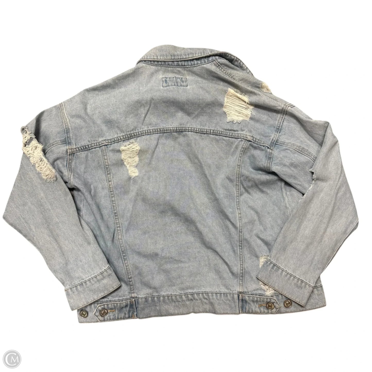 Jacket Denim By Forever 21 In Blue Denim, Size: M