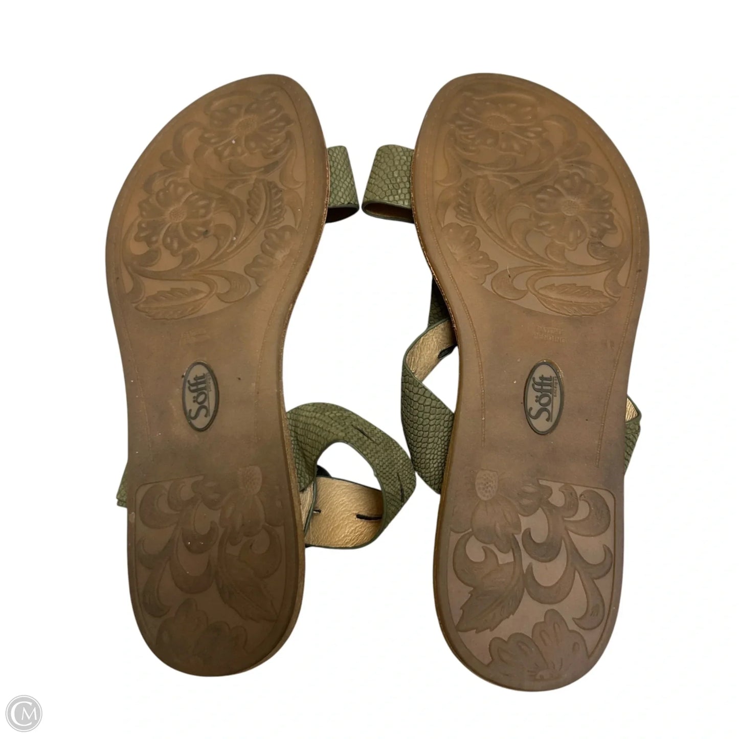 Shoes Flats By Sofft In Green, Size: 9