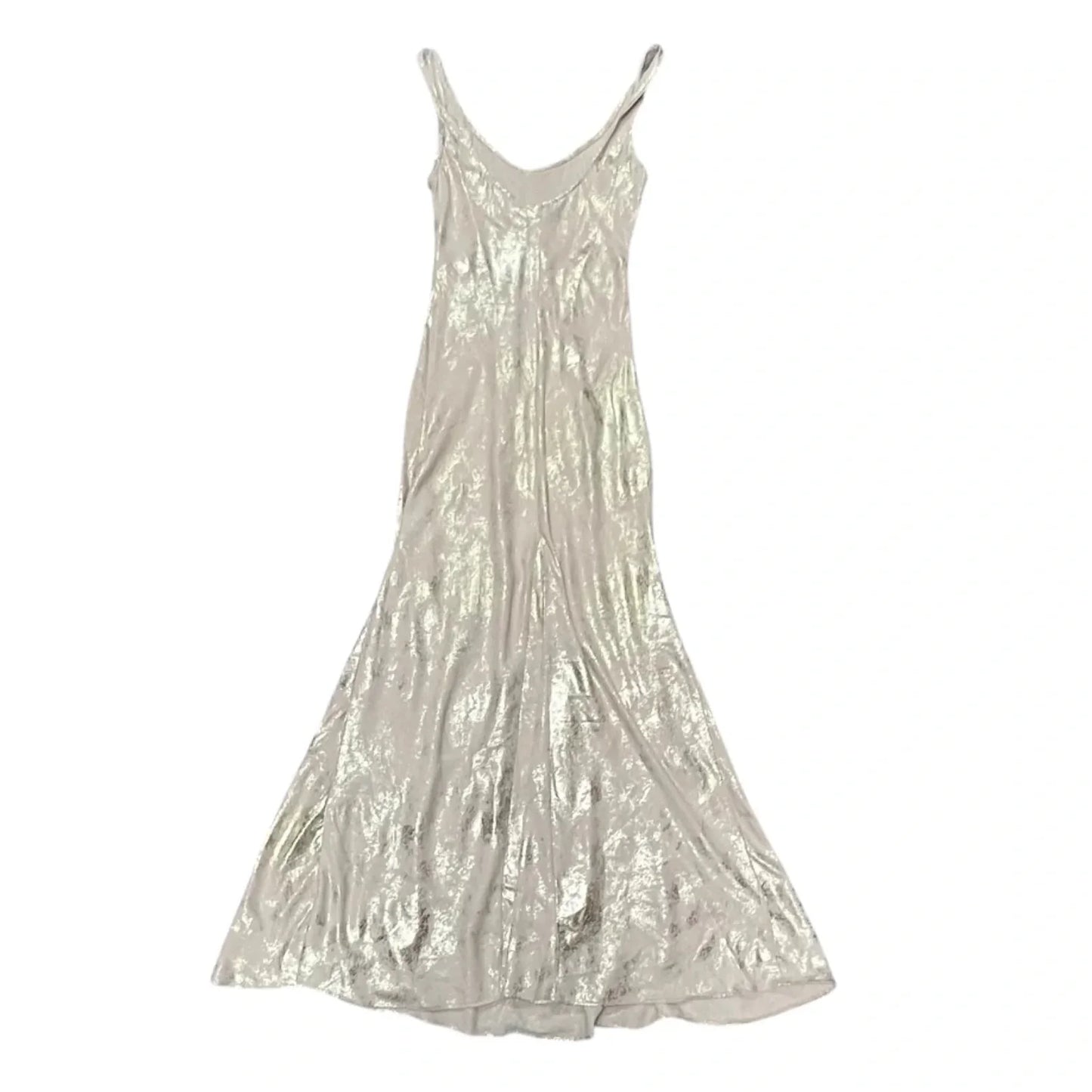 Dress Party Long By Asos In Gold, Size: S
