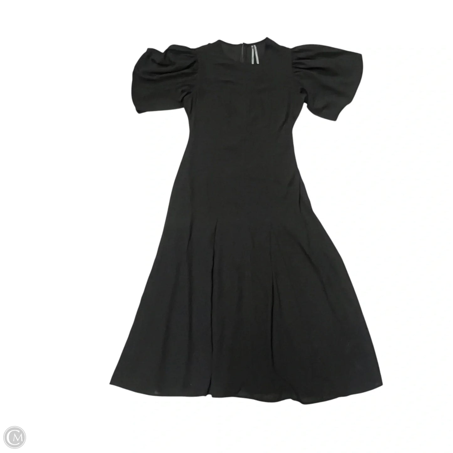 Dress Casual Midi By Anthropologie In Black, Size: Xs