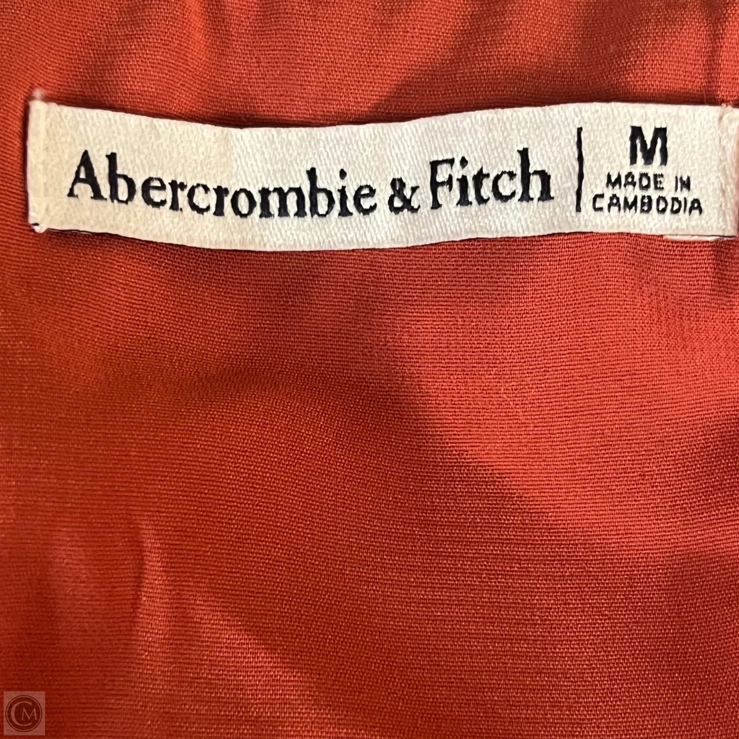 Dress Casual Midi By Abercrombie And Fitch In Orange, Size: M