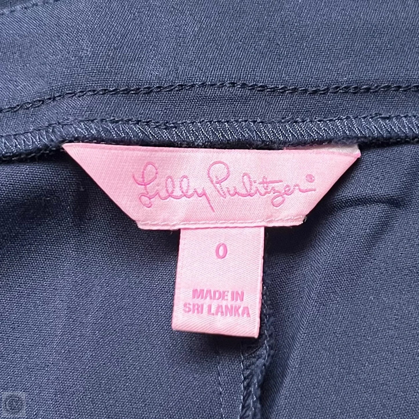 Pants Designer By Lilly Pulitzer In Navy, Size: 0