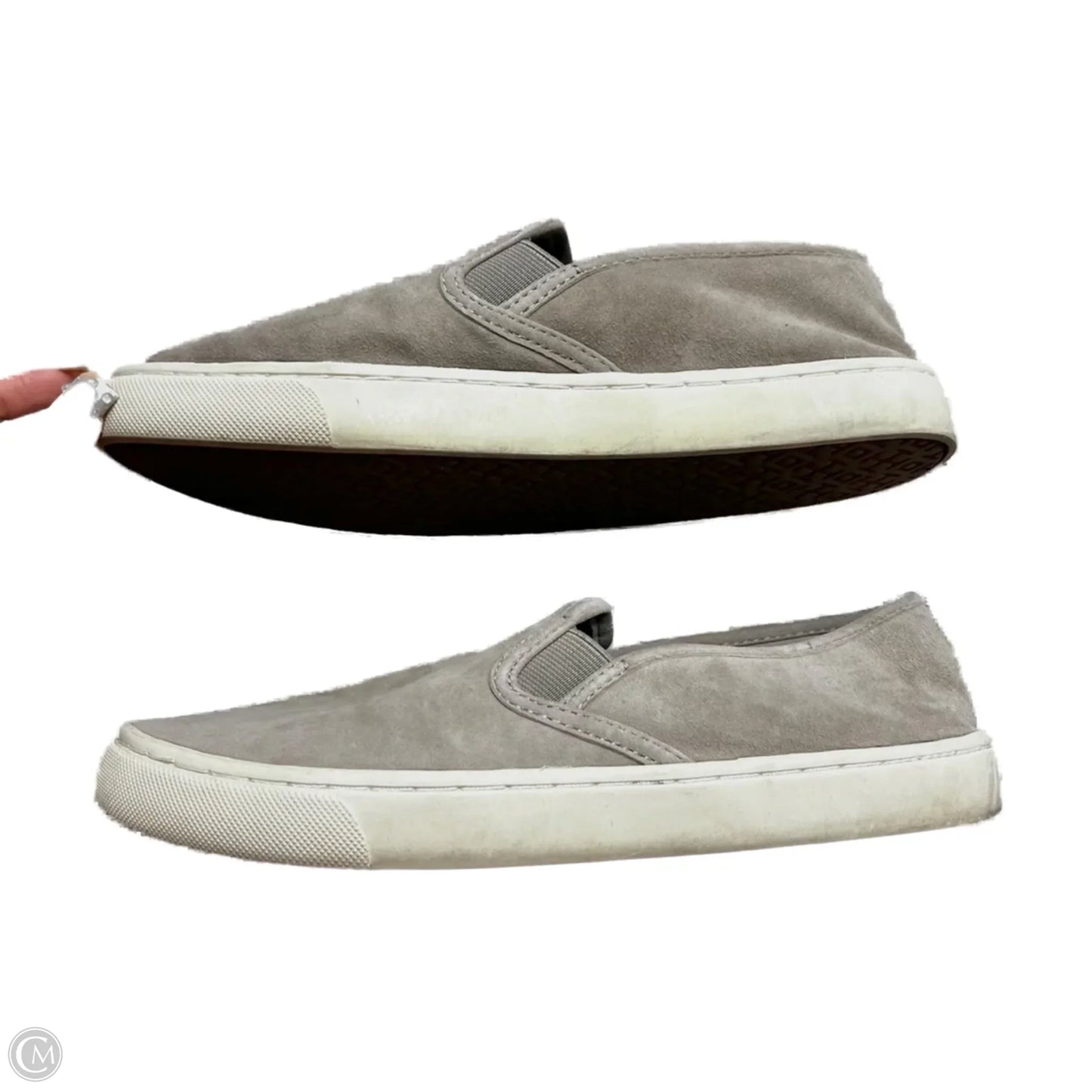 Shoes Designer By Tory Burch In Grey, Size: 7