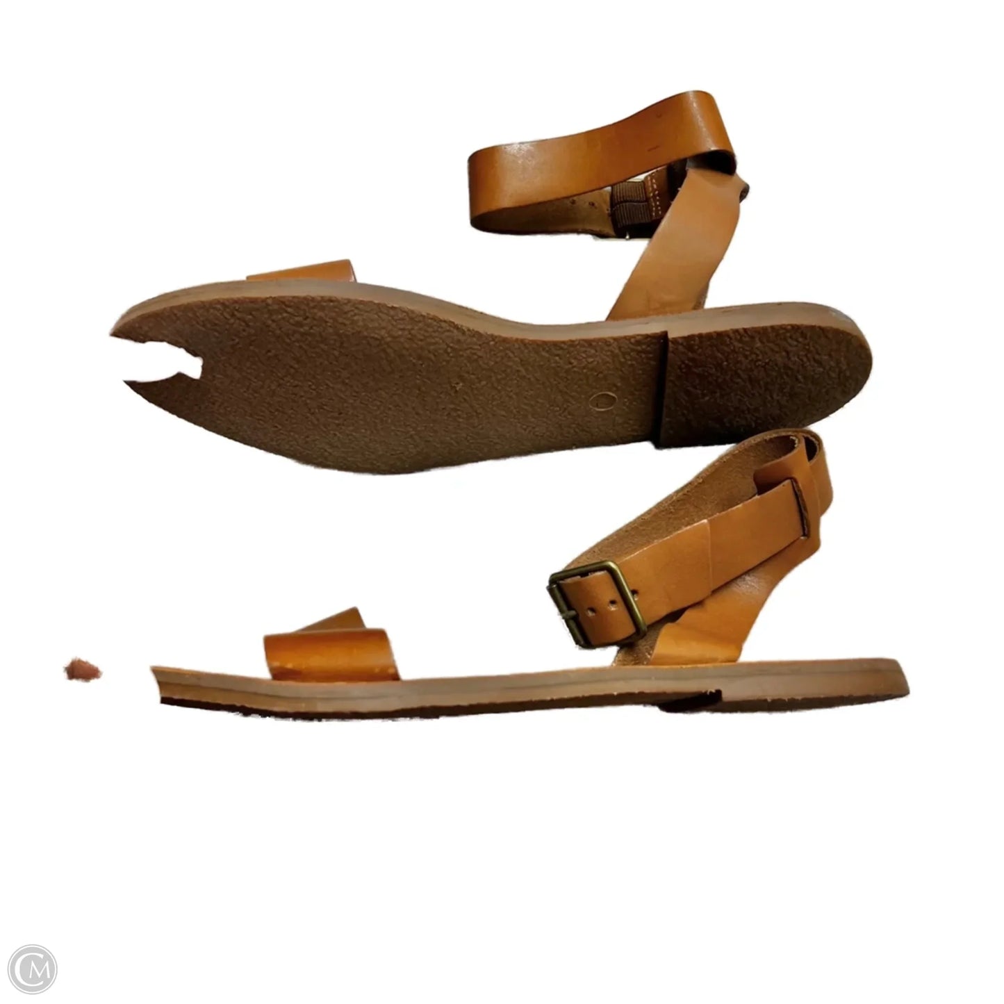 Sandals Flats By Madewell In Brown, Size: 7.5