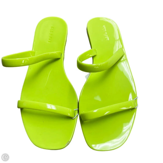 Sandals Flats By Old Navy In Green, Size: 8