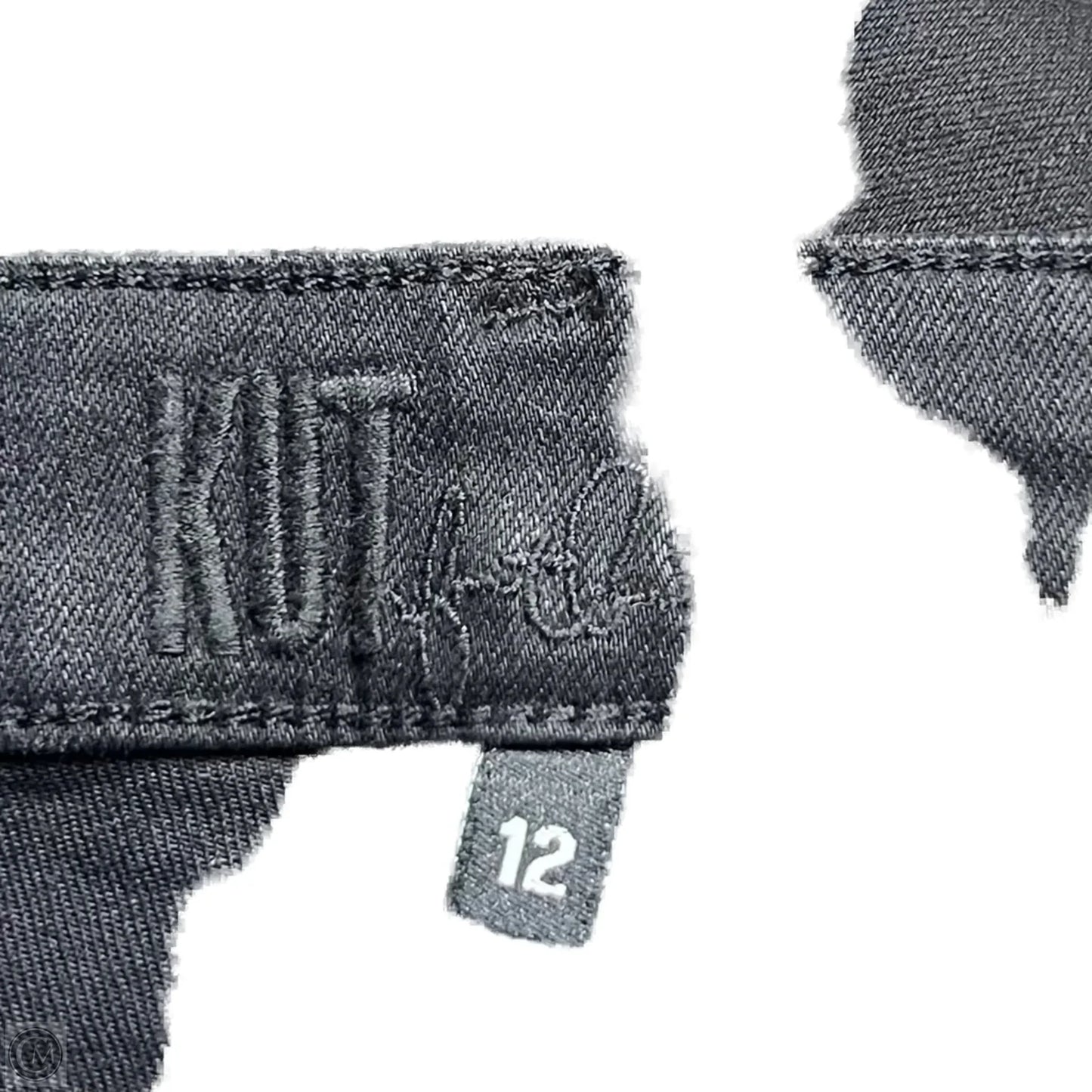 Jeans Boyfriend By Kut In Black, Size: 12