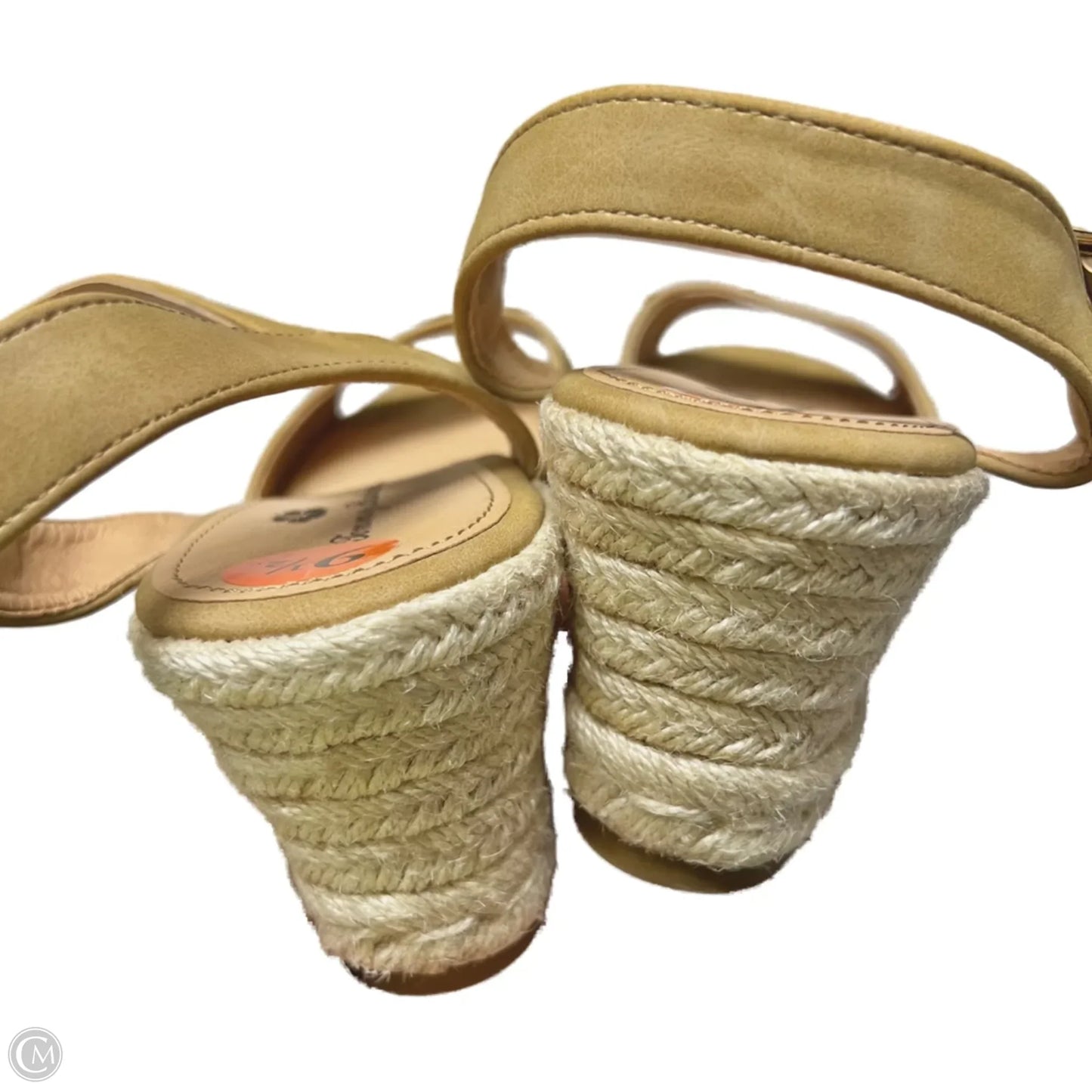 Sandals Heels Wedge By Tommy Bahama In Tan, Size: 9.5