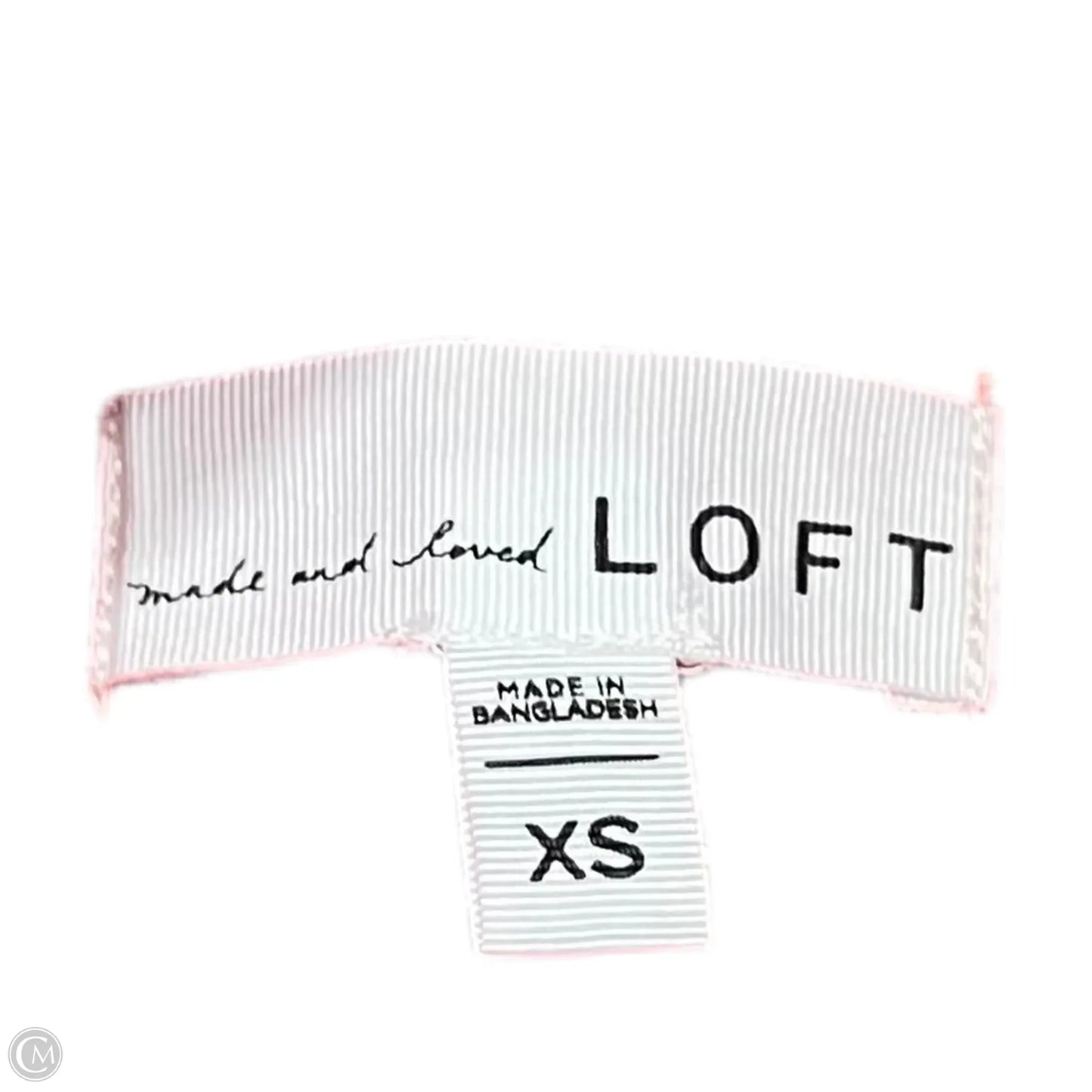 Jacket Denim By Loft In Pink, Size: Xs