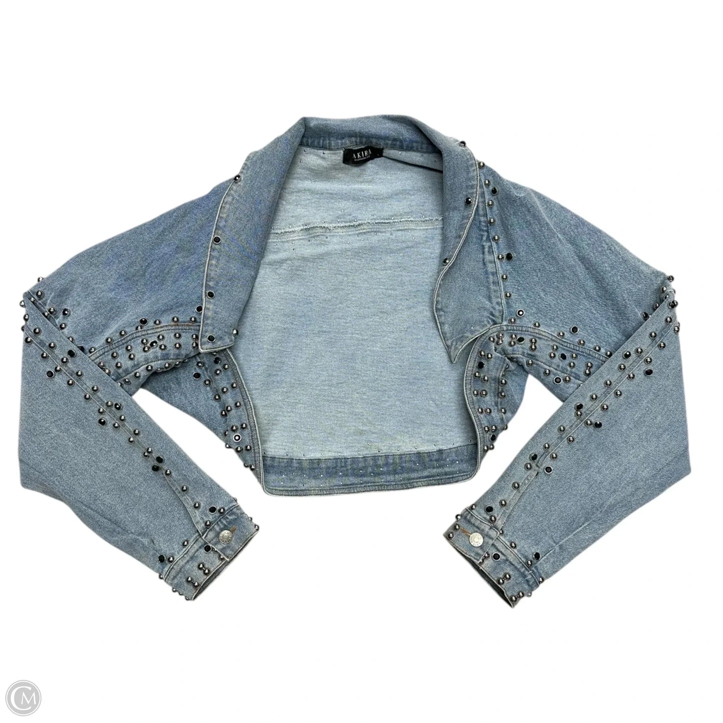 Jacket Denim By Akira In Blue, Size: L
