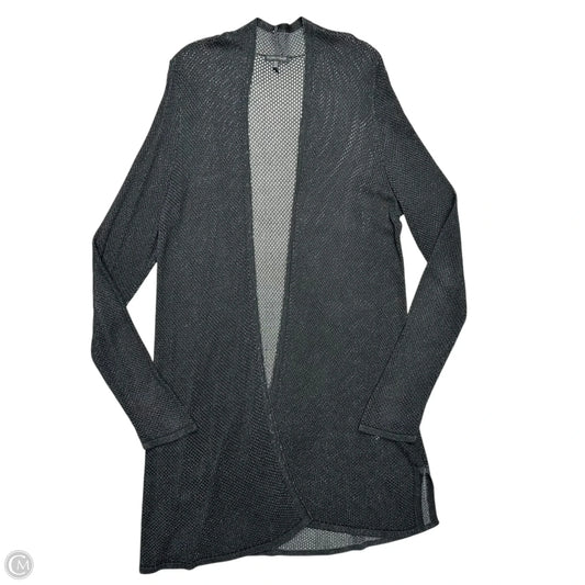 Cardigan By Eileen Fisher In Black & Grey, Size: Xl