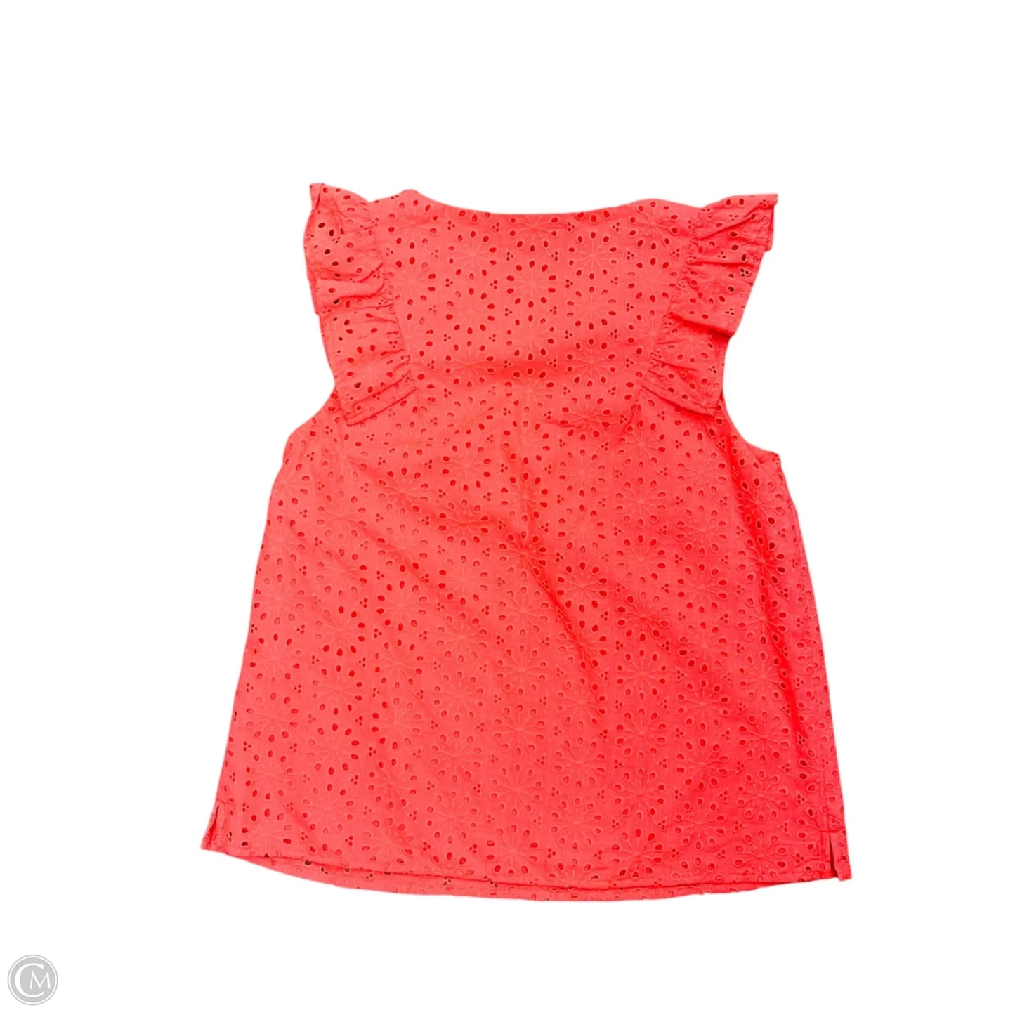 Top Sleeveless Designer By Lilly Pulitzer In Orange, Size: M