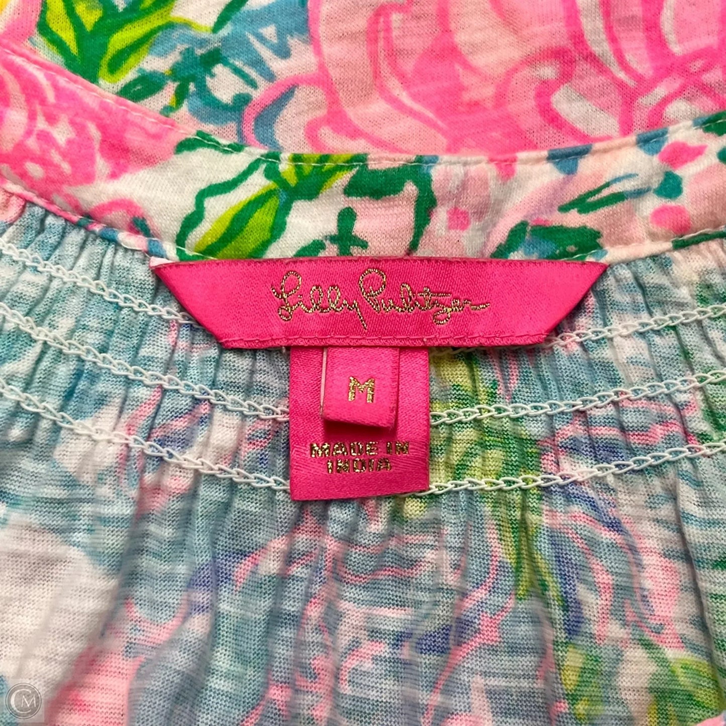 Top Sleeveless Designer By Lilly Pulitzer In Pink, Size: M