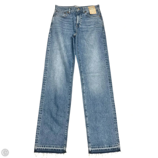 Jeans Straight By Madewell In Blue, Size: 0