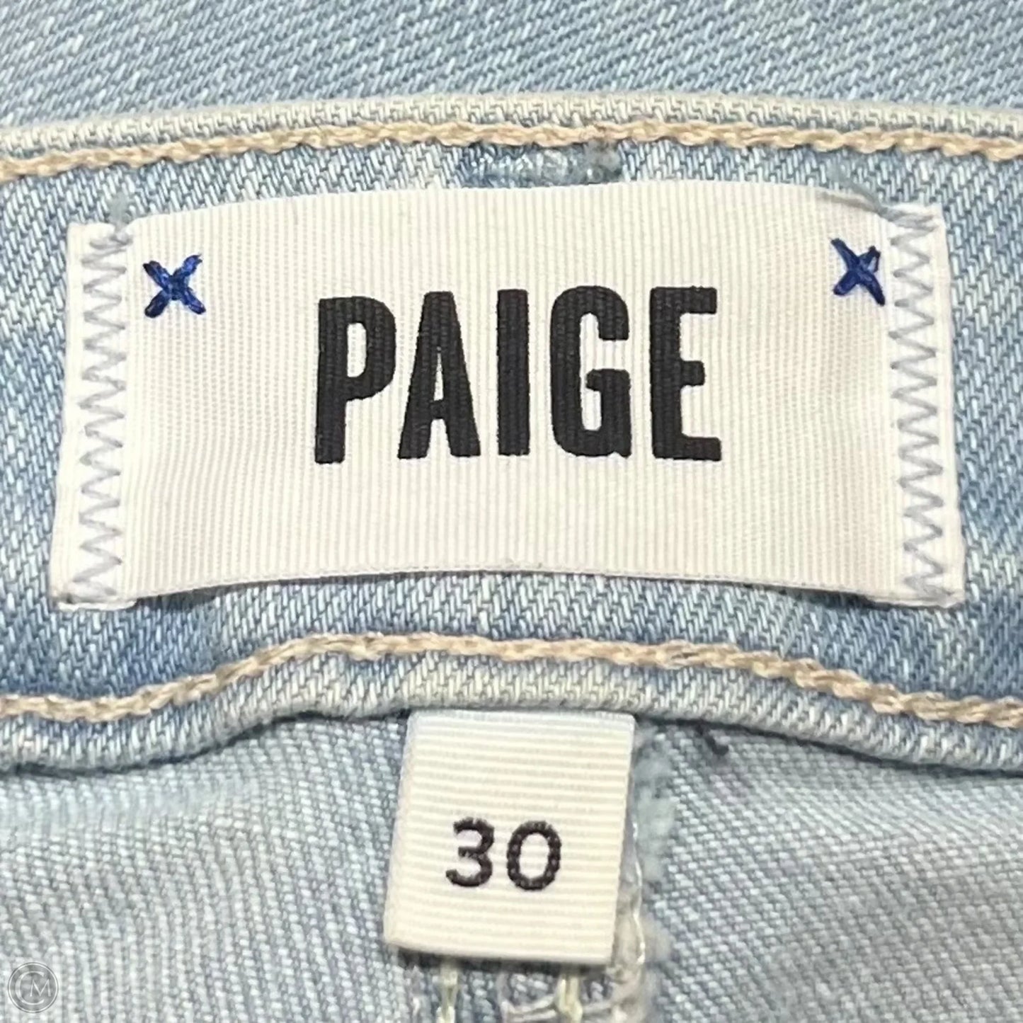 Jeans Flared By Paige In Blue, Size: 10