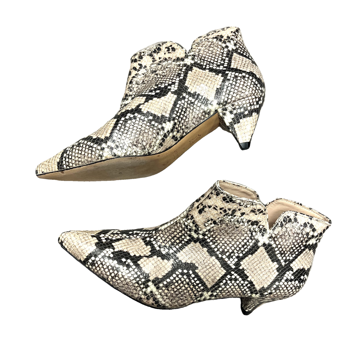 Boots Designer By Kate Spade In Snakeskin Print, Size: 8