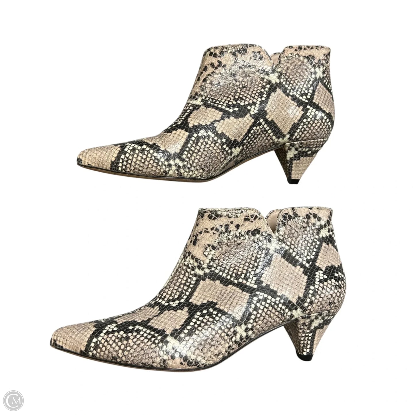 Boots Designer By Kate Spade In Snakeskin Print, Size: 8