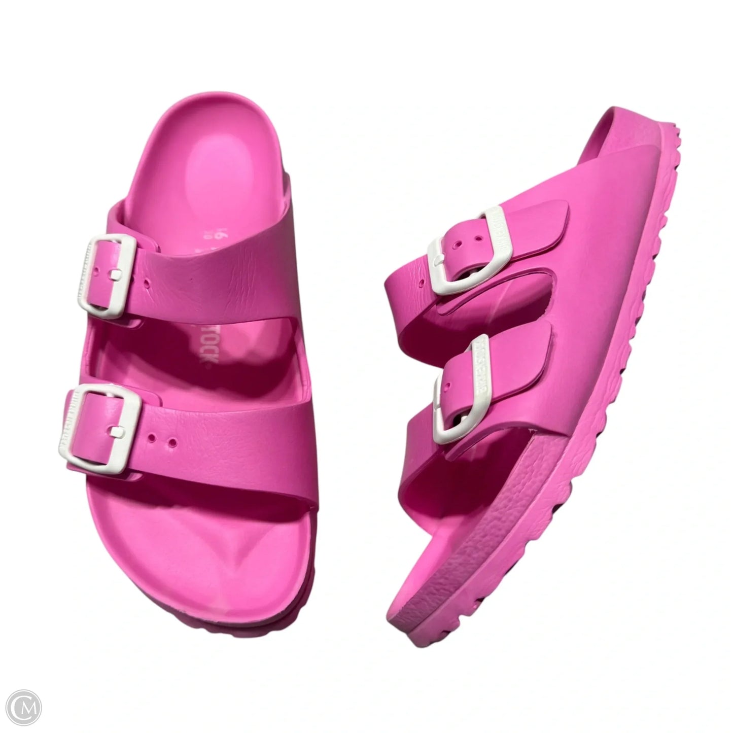 Sandals Flats By Birkenstock In Pink, Size: 5