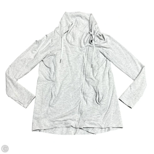 Athletic Jacket By Lululemon In Grey, Size: M