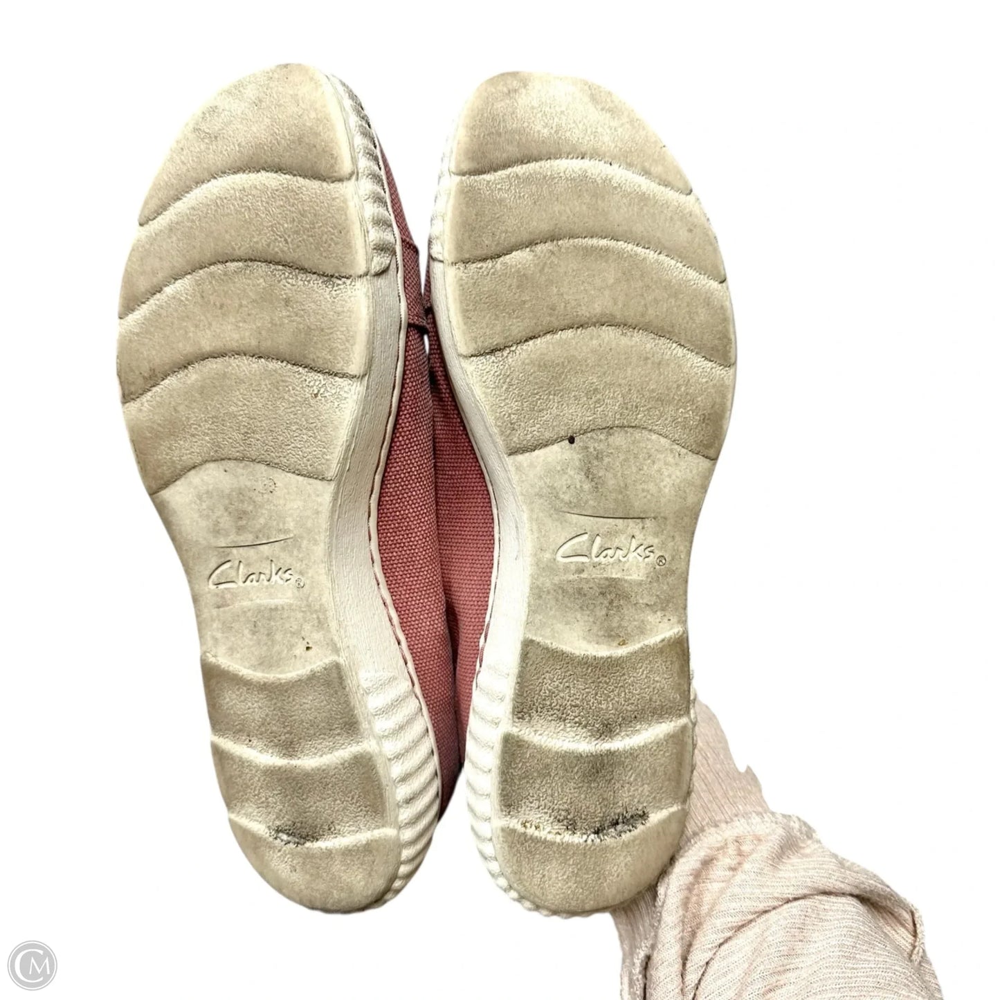 Shoes Sneakers By Clarks In Red, Size: 9.5