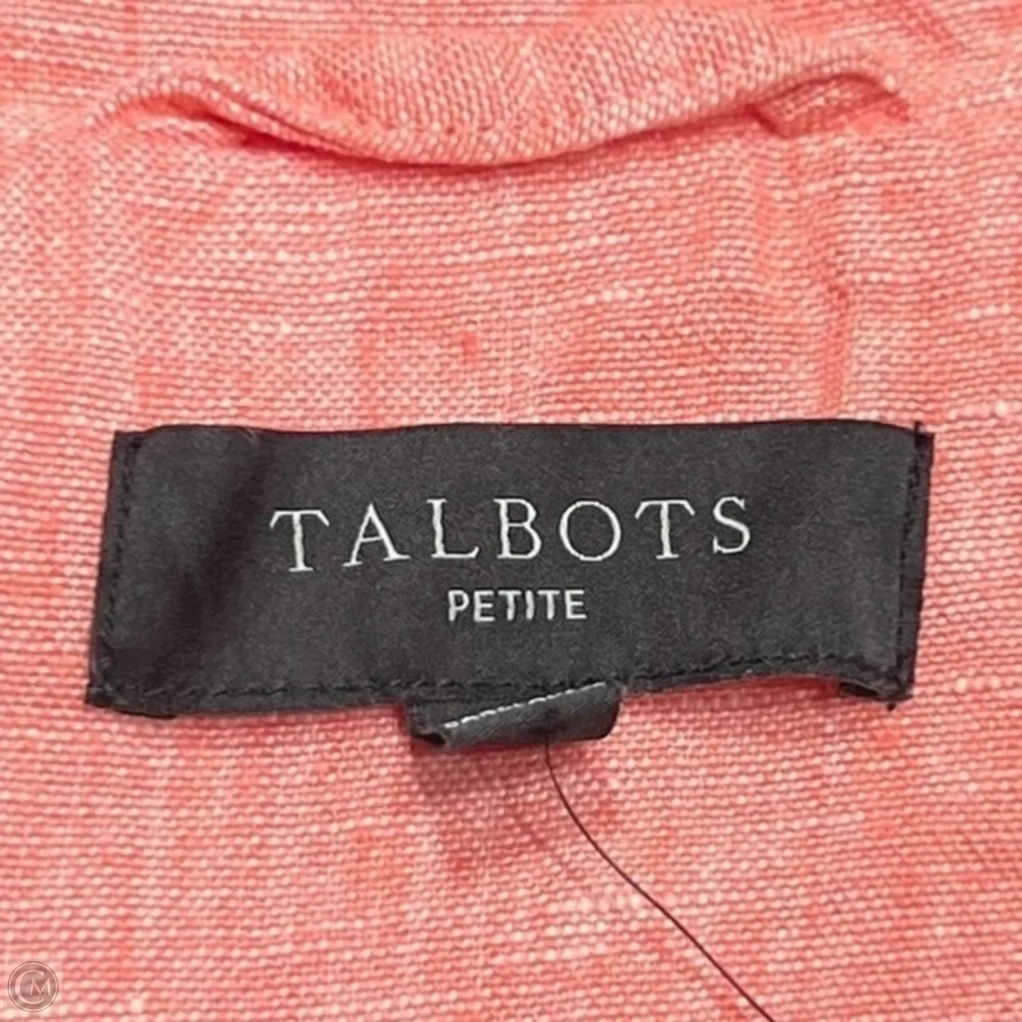 Jacket Other By Talbots In Coral, Size: Xlp