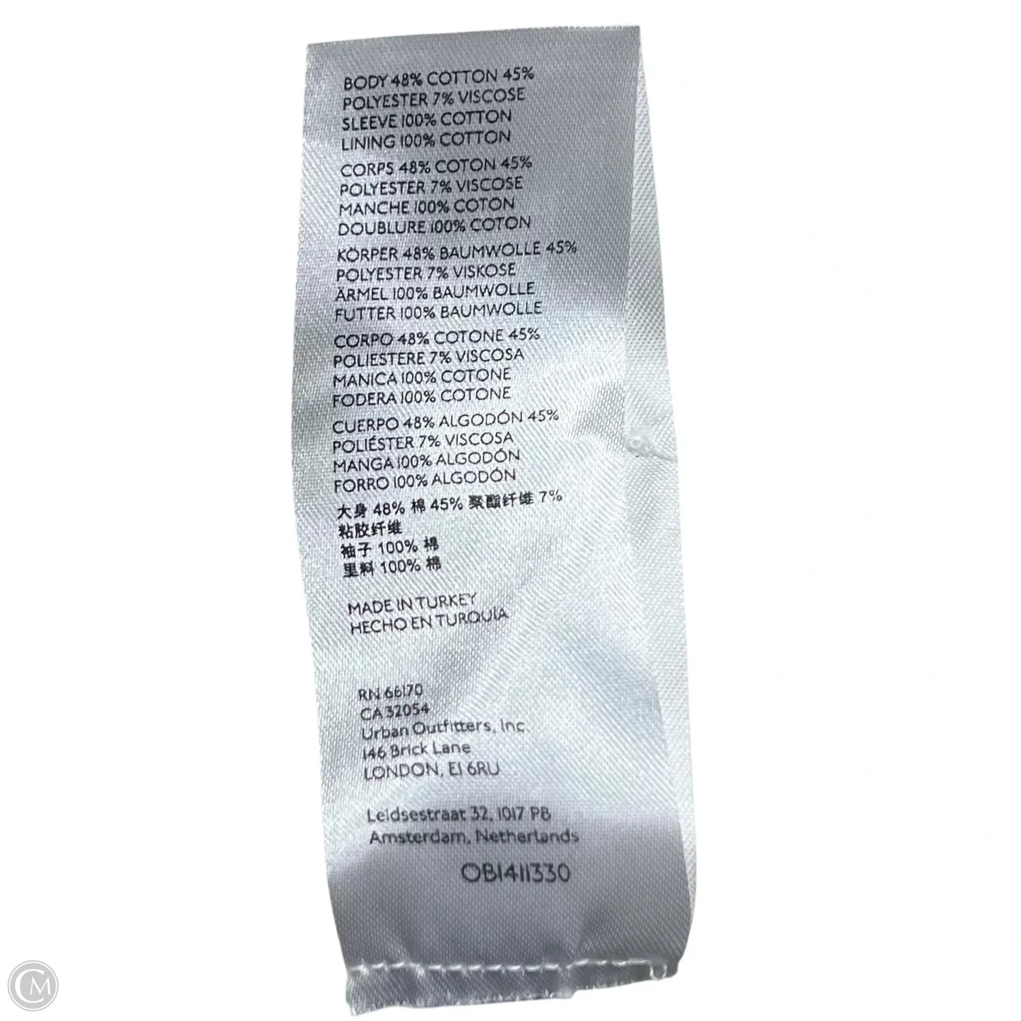 Top Short Sleeve By Anthropologie In Cream, Size: S