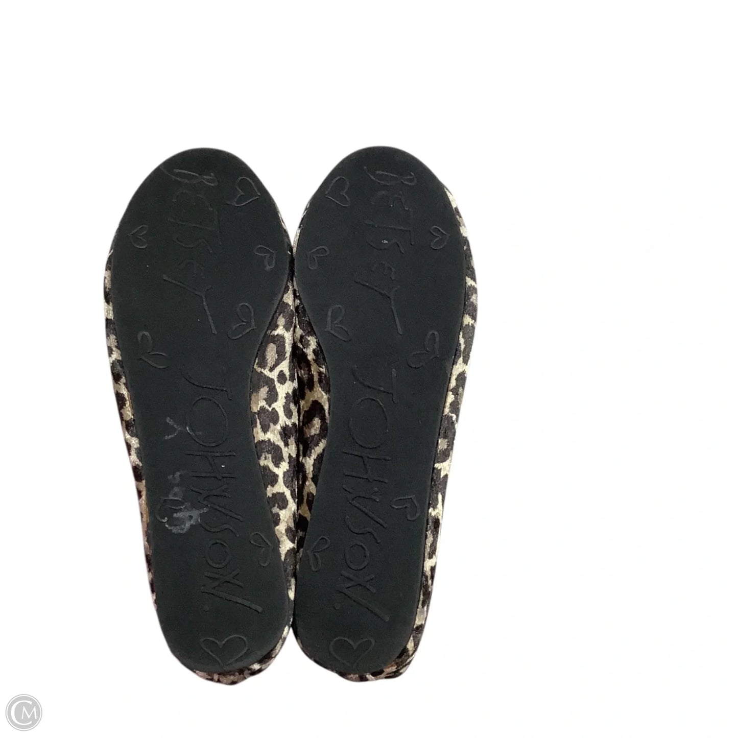 Shoes Flats By Betsey Johnson In Animal Print, Size: 5/6