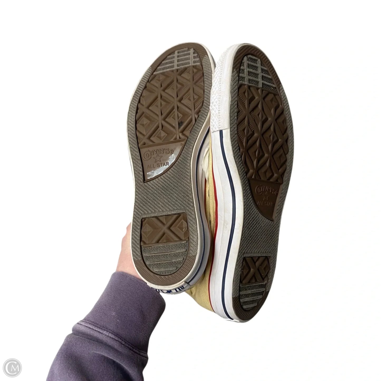 Shoes Sneakers By Converse In Cream, Size: 10