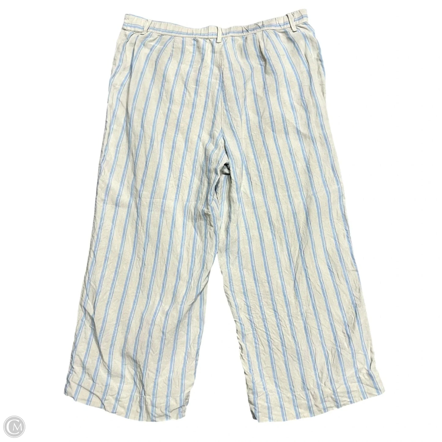 Pants Linen By J. Jill In Striped Pattern, Size: L