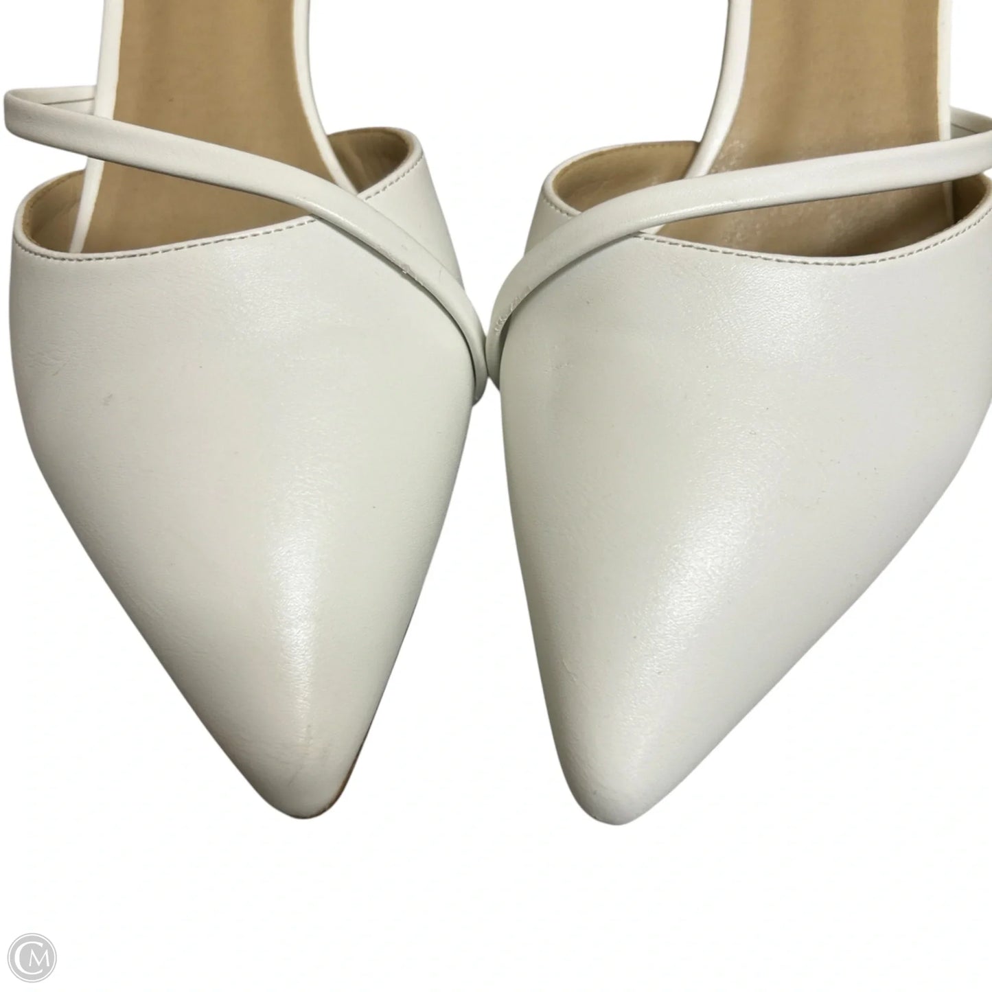 Shoes Heels Kitten By Didifu In White, Size: 9