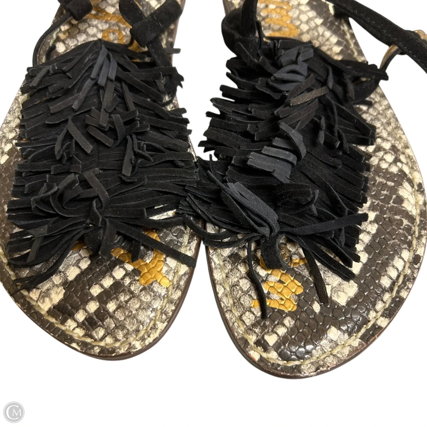 Sandals Flats By Sam Edelman In Snakeskin Print, Size: 6.5