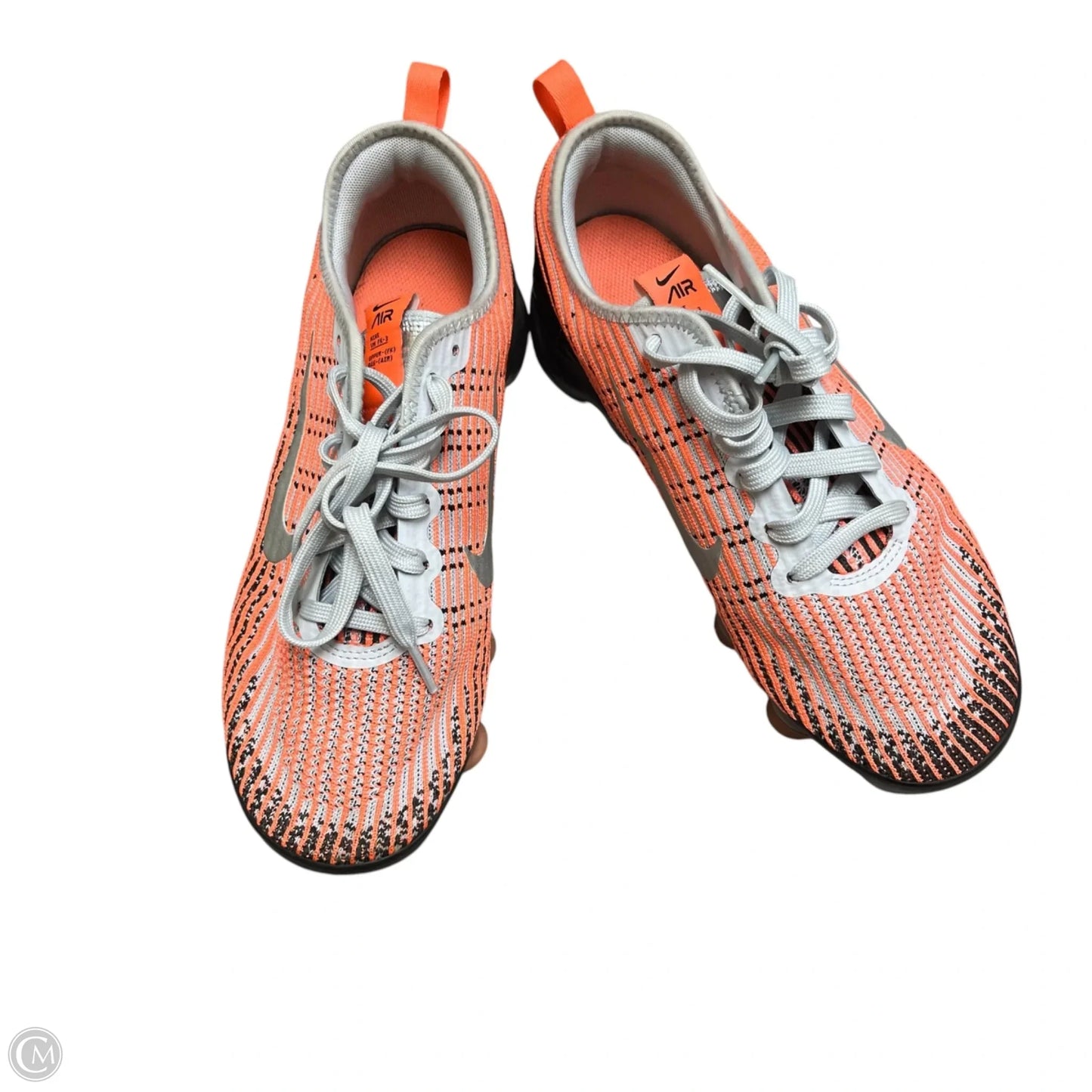 Shoes Athletic By Nike In Grey & Orange, Size: 8.5