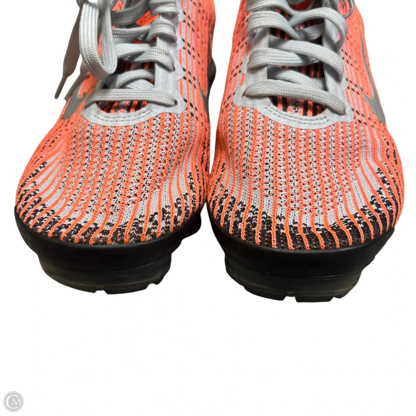 Shoes Athletic By Nike In Grey & Orange, Size: 8.5