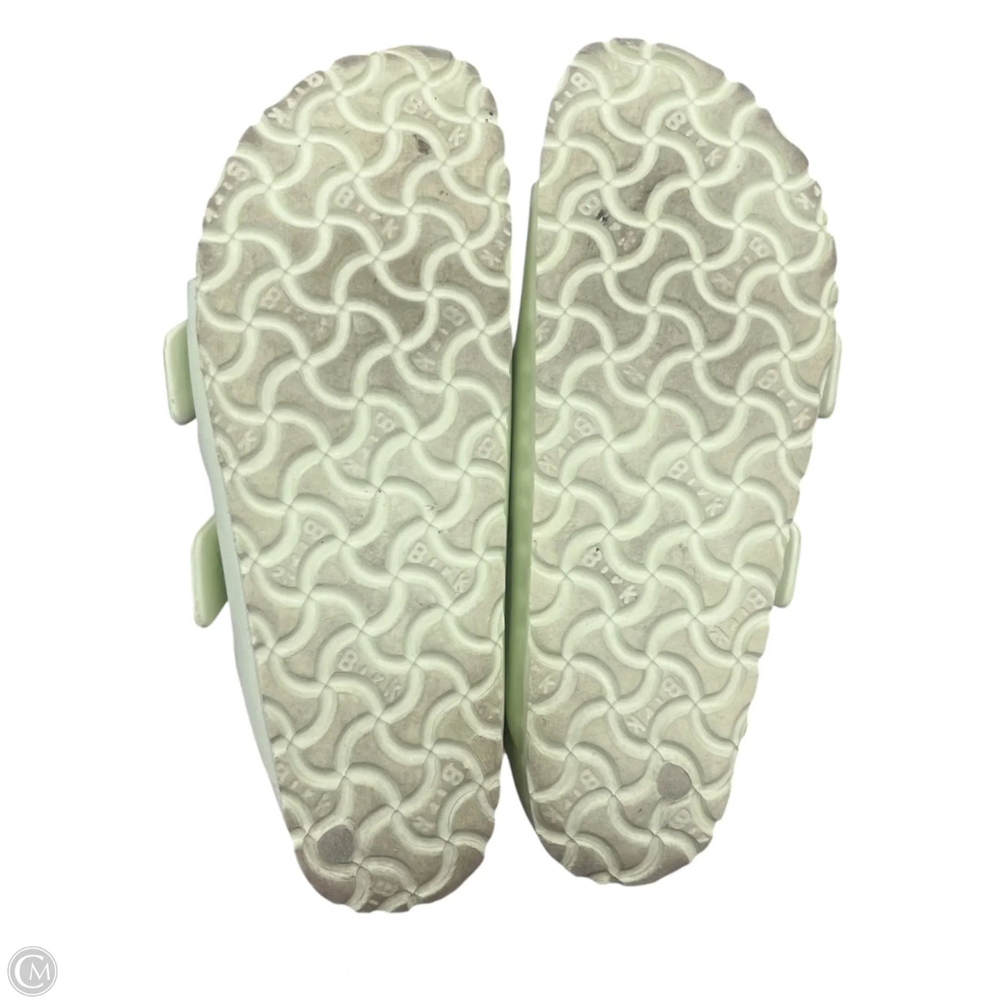 Sandals Flats By Birkenstock In Green, Size: 6